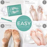 Foot Peel Mask - 2 Pack - For Cracked Heels, Dead Skin & Calluses - Make Your Feet Baby Soft & Get a Smooth Skin, Removes & Repairs Rough Heels, Dry Toe Skin - Exfoliating Peeling Natural Treatment