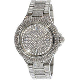 Michael Kors Women's Camille MK5869 Silver Stainless-Steel Japanese Quartz Fashion Watch - Bushy Combs Herbal Haircare